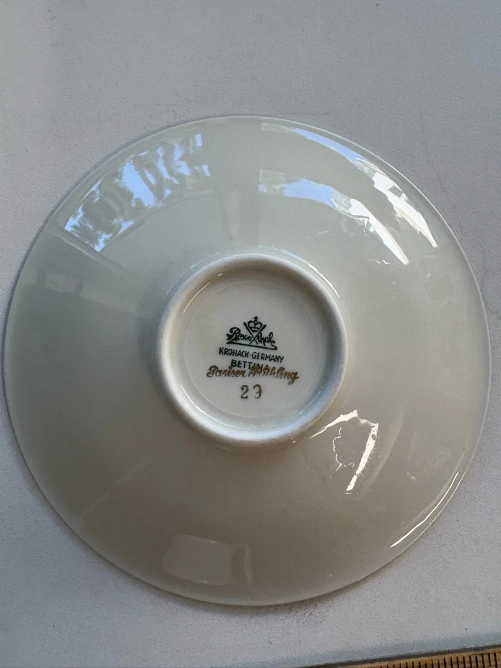 Vintage Rosenthale Kronach Germany Bettina Floral Tea Cup & Saucer